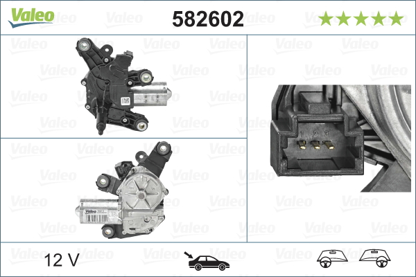 VALEO Ablaktörlö motor 582602_VALEO